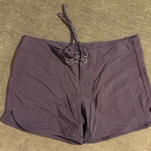 Patagonia Women's Athletic Wavefarer Board Shorts in Black